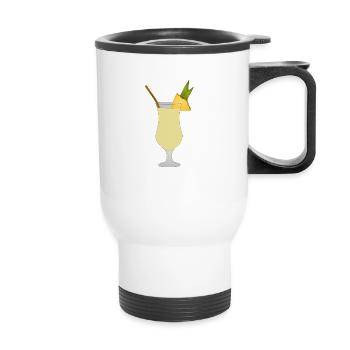Pina Colada - Tasse isotherme avec poignée - blanc - Devant