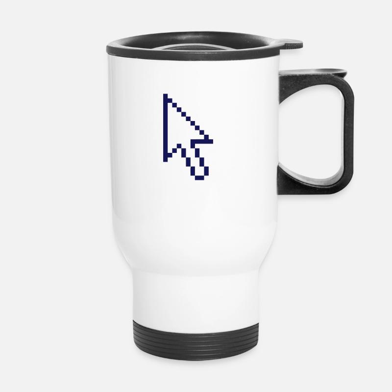 Arrow PC - Thermal mug with handle - white