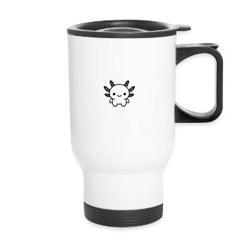 axolotl - Thermal mug with handle - white - Front