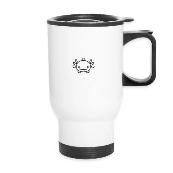 Axolotl - Thermobecher mit Tragegriff - Weiß - Vorne