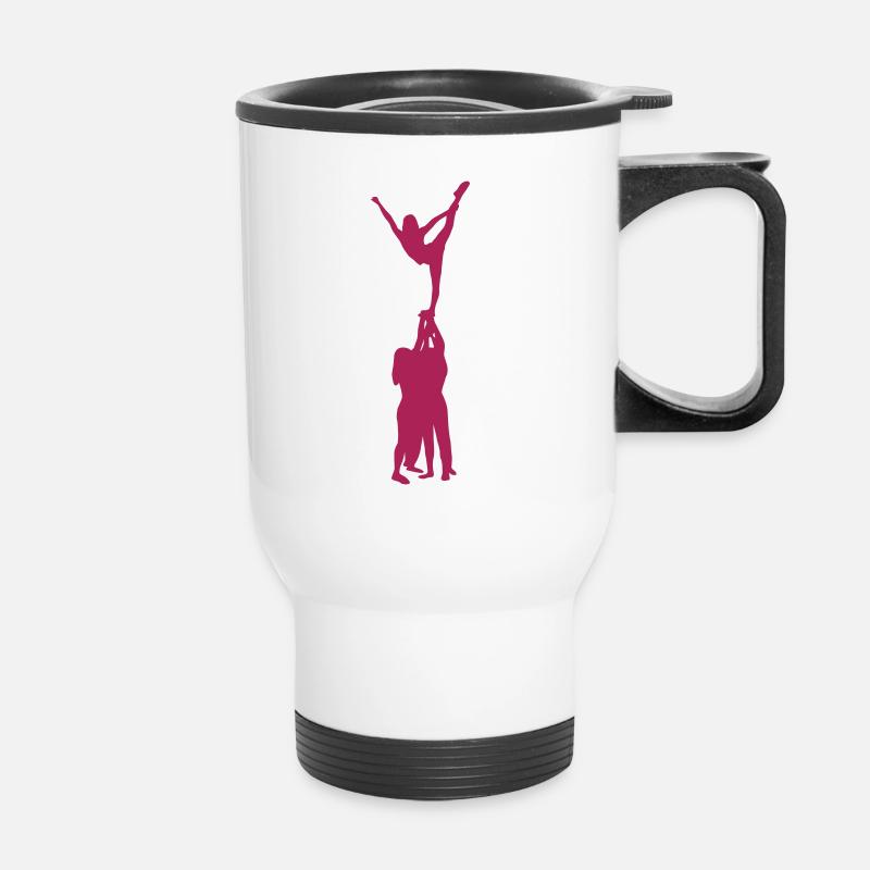 Pom-pom girls - Tasse isotherme avec poignée - blanc