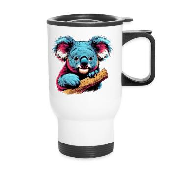 Koala - Thermal mug with handle - white - Front