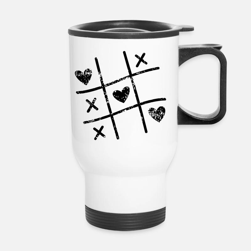 Valentinstag Valentinstag Valentinstag - Thermobecher mit Tragegriff - Weiß