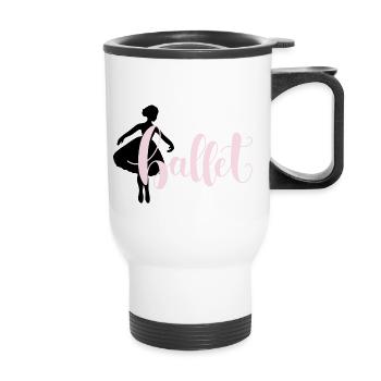 ballerina - Thermal mug with handle - white - Front