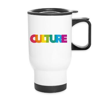 Culture gay - Thermobecher mit Tragegriff - Weiß - Vorne
