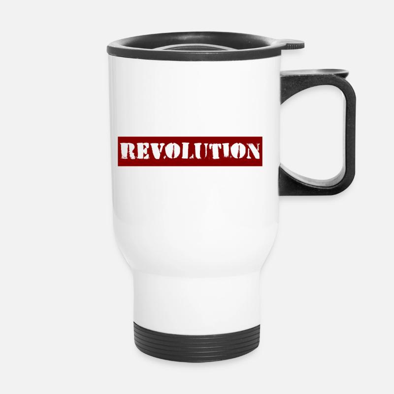 revolution - Thermobecher mit Tragegriff - Weiß
