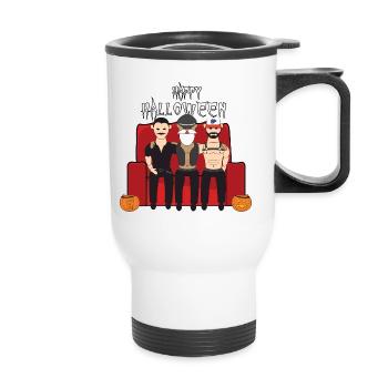 Joyeux halloween - Tasse isotherme avec poignée - blanc - Devant