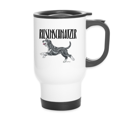 Riesenschnauzer 01 - Thermal mug with handle