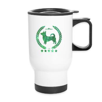 heelerarmy3 - Thermal mug with handle - white - Front