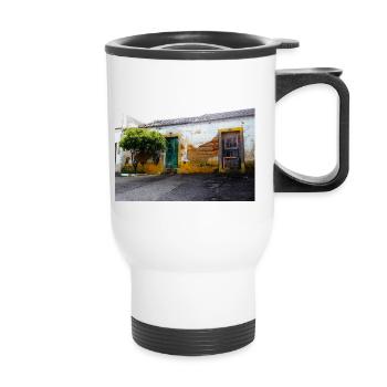 Beautiful Portugal - Thermal mug with handle - white - Front