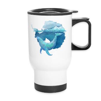 Wale - Tasse isotherme avec poignée - blanc - Devant