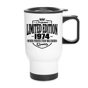 Limited edition 1974 - Thermal mug with handle - white - Front