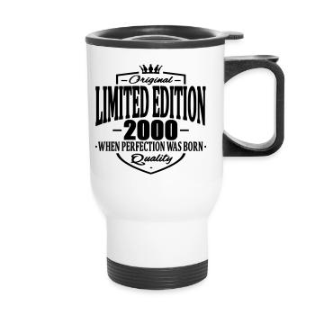 Limited edition 2000 - Thermal mug with handle - white - Front