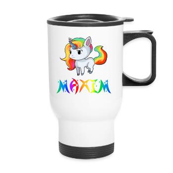 Unicorn Maxim - Thermal mug with handle - white - Front