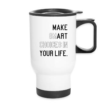Art Artist Artist Art Academy - Thermal mug with handle - white - Front