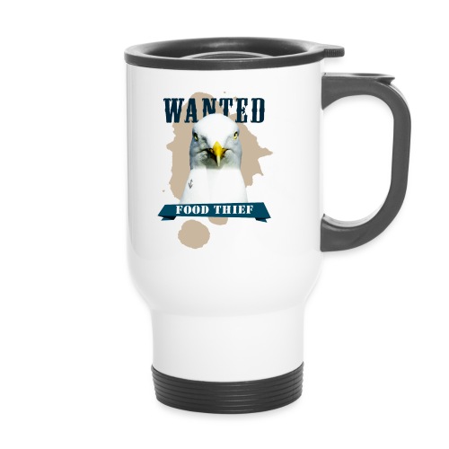 WANTED - FOOD THIEF - Thermobecher mit Tragegriff