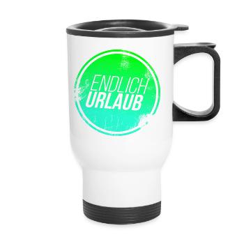 Holiday - Thermal mug with handle - white - Front