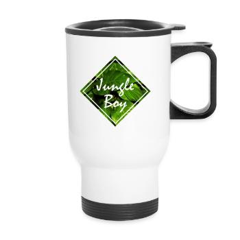 jungle boy jungle boy jungle leaves - Thermal mug with handle - white - Front