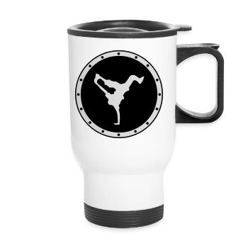 Hip Hop - Tasse isotherme avec poignée - blanc - Devant