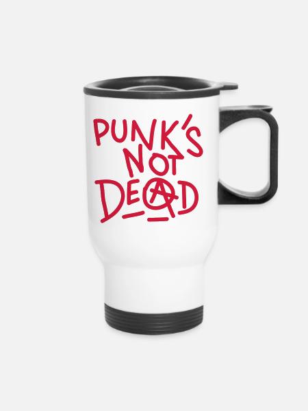 Punk - Thermobecher mit Tragegriff - Weiß