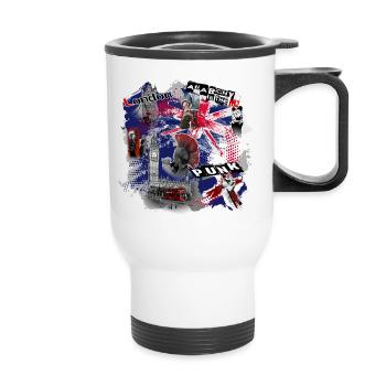 Londres punk - Tasse isotherme avec poignée - blanc - Devant