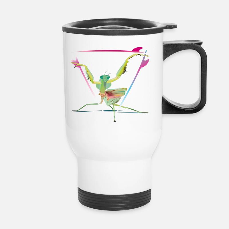Mantis - Thermobecher mit Tragegriff - Weiß