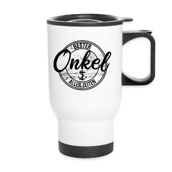 Best uncle ever - Thermal mug with handle - white - Front