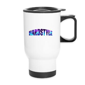 Style dur - Tasse isotherme avec poignée - blanc - Devant