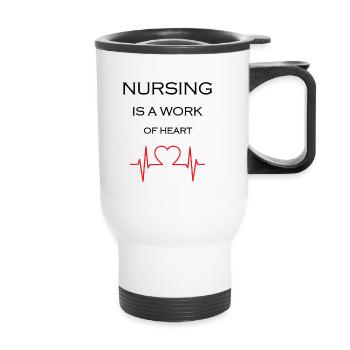 Infirmière infirmière - Tasse isotherme avec poignée - blanc - Devant