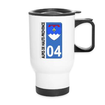 High-Provence Alps - Thermal mug with handle - white - Front