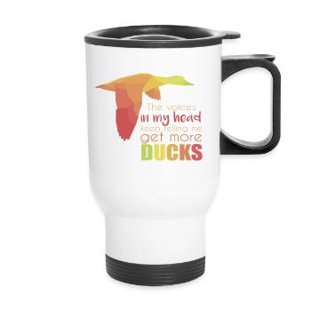 Ente - Thermobecher mit Tragegriff - Weiß - Vorne