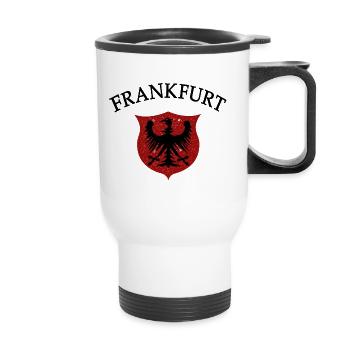 Frankfurter - Thermobecher mit Tragegriff - Weiß - Vorne