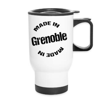 made in grenoble - Tasse isotherme avec poignée - blanc - Devant