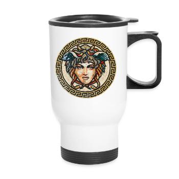 Medusa - Tasse isotherme avec poignée - blanc - Devant