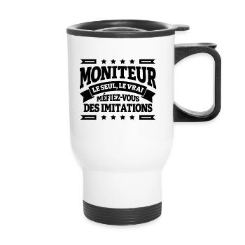 MONITEUR LE SEUL LE VRAI - Tasse isotherme avec poignée - blanc - Devant