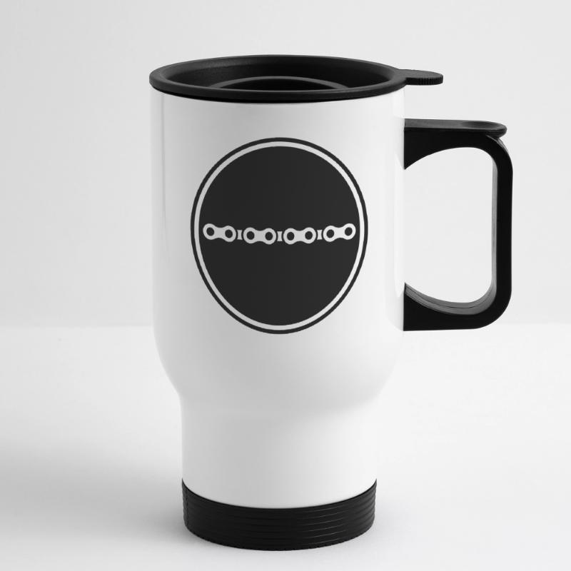 Bicycle Chain Thermal mug with handle