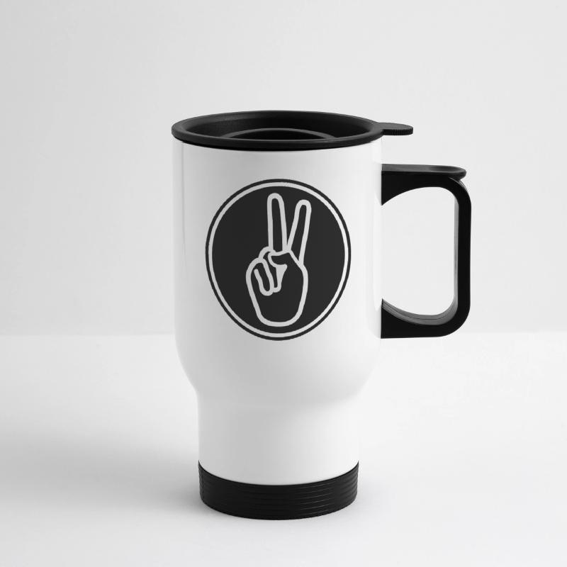 Thermal mug with handle