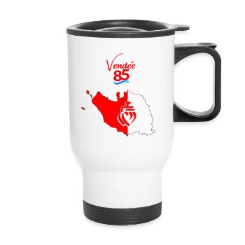 vendée - Tasse isotherme avec poignée - blanc - Devant