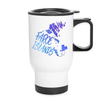 Faroe Islands - Thermal mug with handle - white - Front