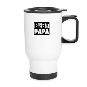 Bester Vater - Thermobecher mit Tragegriff - Weiß - Vorne