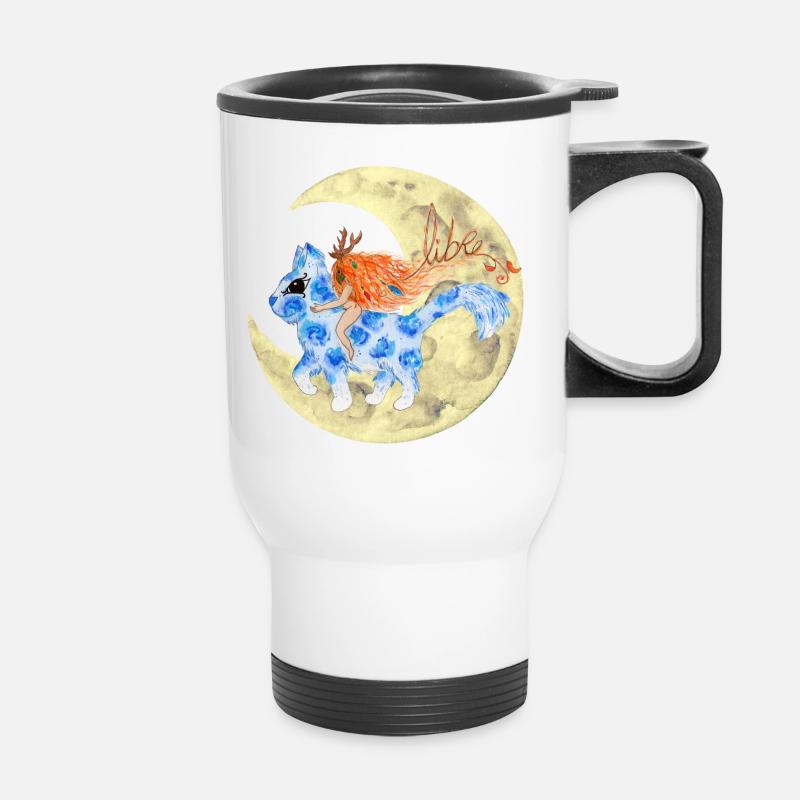 Sorcière ! - Tasse isotherme avec poignée - blanc