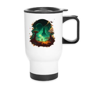 Un autre monde - Tasse isotherme avec poignée - blanc - Devant