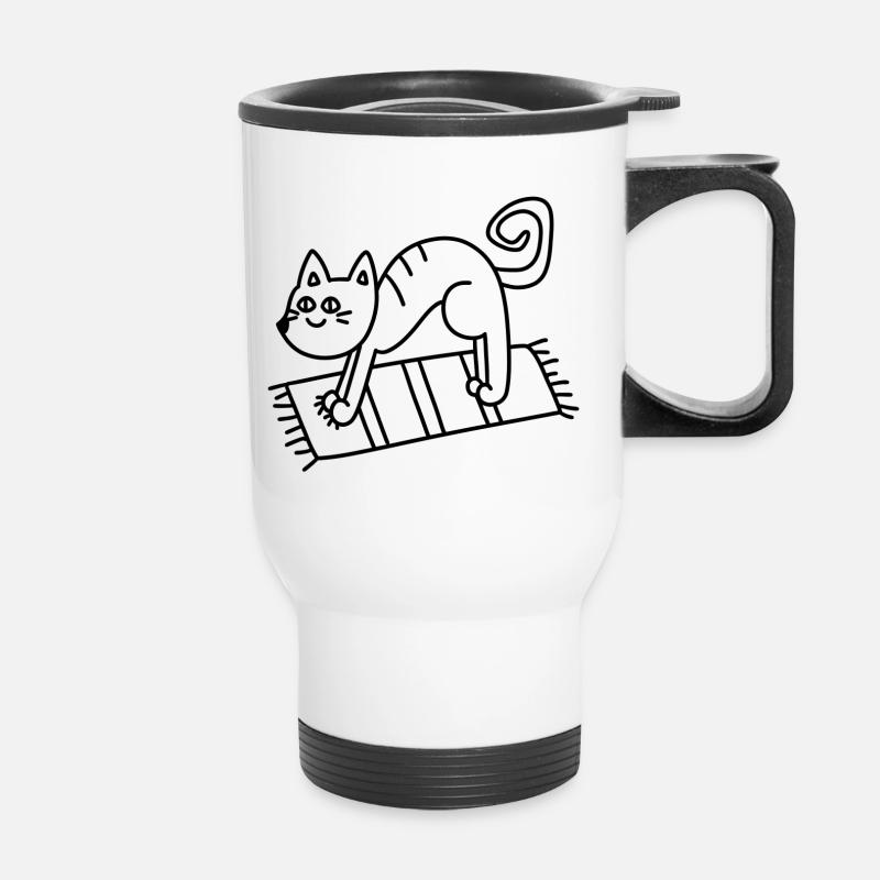 Anti-Zoo Seven - Thermobecher mit Tragegriff - Weiß