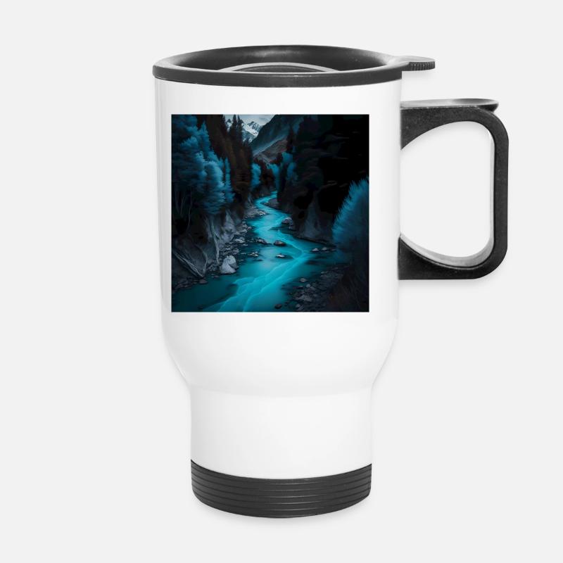 Gorge - Tasse isotherme avec poignée - blanc