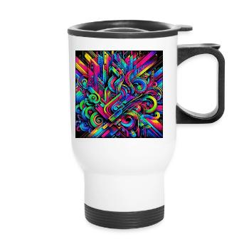Hyper Impulsion - Tasse isotherme avec poignée - blanc - Devant