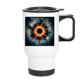 NW - Until the Sun Burns Out - Thermal mug with handle - white - Front