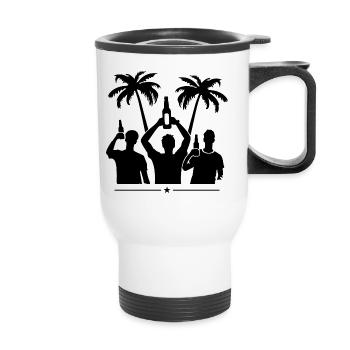 Party Beach Holidays - Thermal mug with handle - white - Front