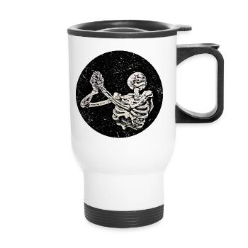 Mort - Tasse isotherme avec poignée - blanc - Devant