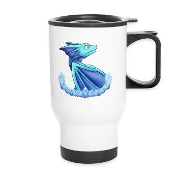 Frost-Drache - Thermobecher mit Tragegriff - Weiß - Vorne