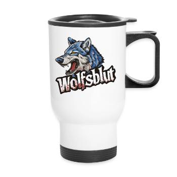 Wolfsblut Werewolf Logo - Thermal mug with handle - white - Front